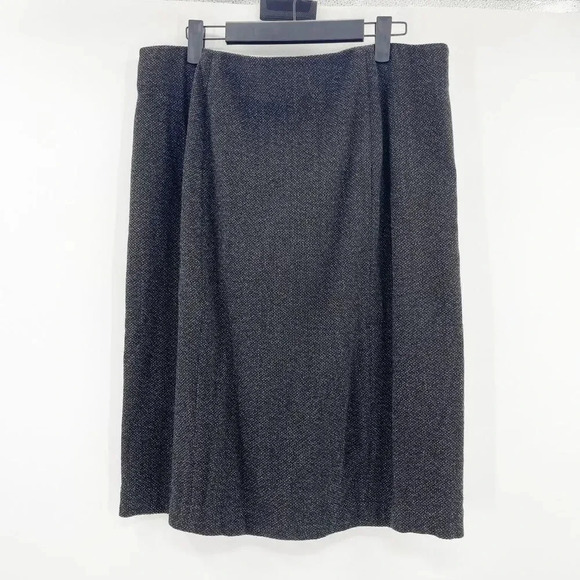 Dresses & Skirts - Donna Karen Tailored Skirt Women's Size 40 / 8 Heather Gray Pencil Career